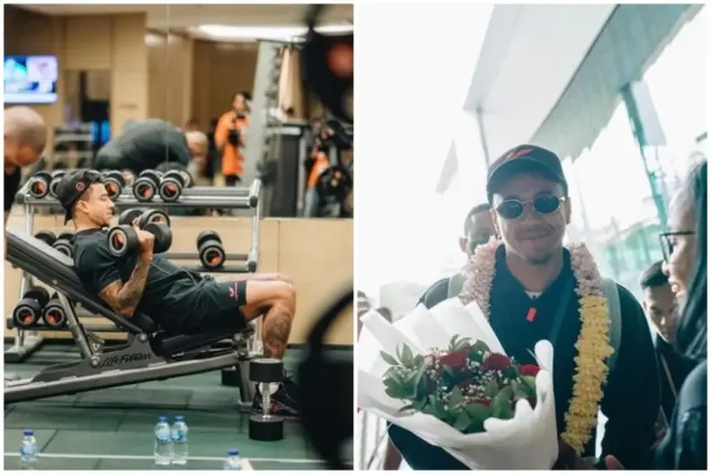 5 Potret Jesse Lingard di Jakarta, Ngegym di Ibu Kota
