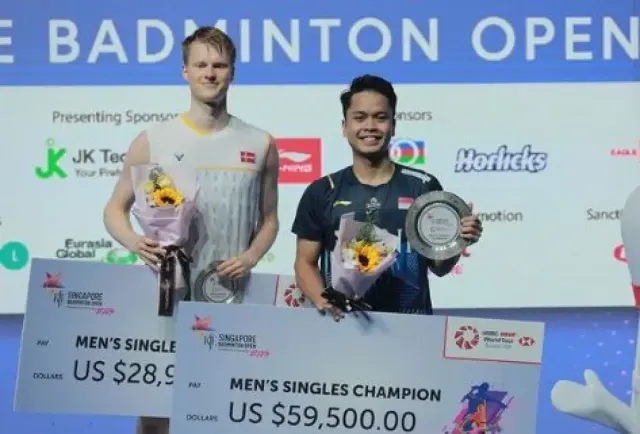 Anthony Ginting Juara Singapore Open 2023, Jokowi: Kabar Gembira