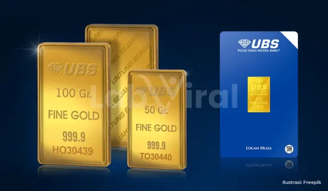 Harga Emas UBS di Pegadaian Hari Ini, Lebih Murah dari Emas ANTAM
