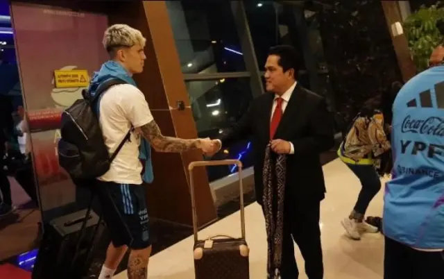 Erick Thohir Tandai 4 Bintang Timnas Argentina yang Tiba di Jakarta, Liverpudlian Bakal Terkejut