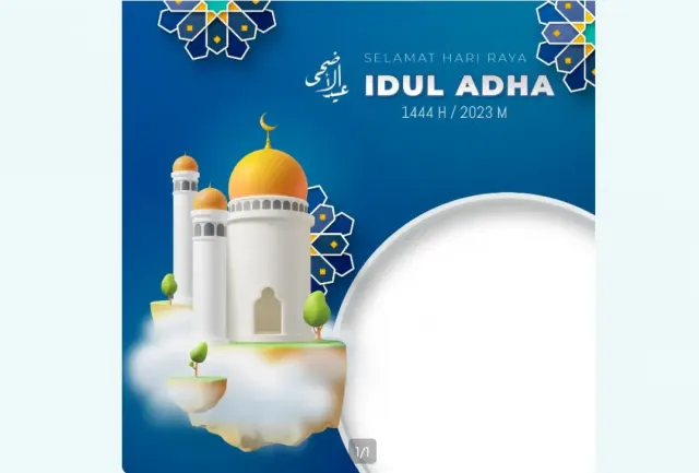 Rekomendasi Link Twibbon Rayakan Hari Raya Idul Adha 1444 H