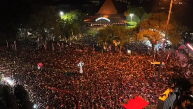 Pemkot Solo Gelar Nobar Timnas Indonesia vs Argentina, Netizen: Solo Sekondusif Ini