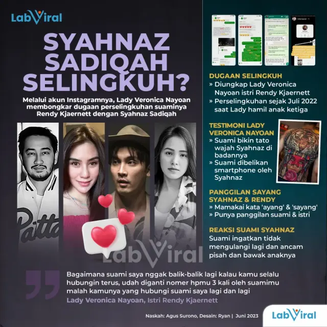Syahnaz Sadiqah Selingkuh?