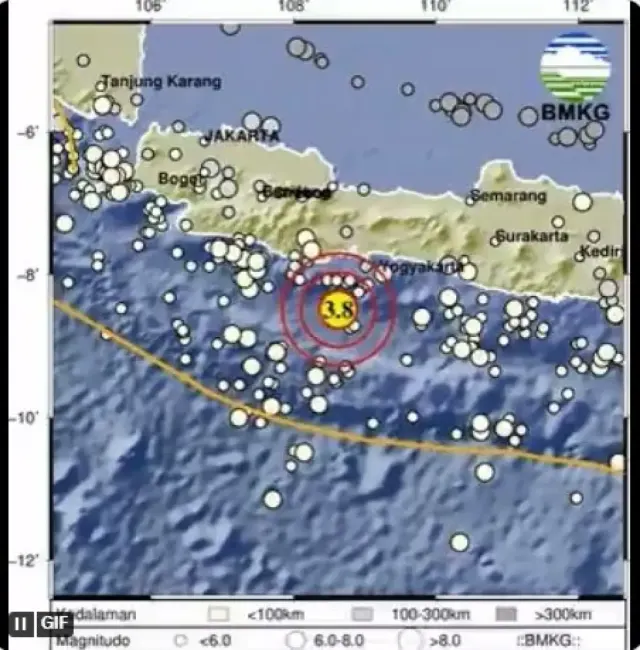 Gempa Terkini Guncang Kabupaten Pangandaran dengan Kekuatan 3,8 Magnitudo