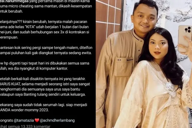 Isi Chat Mesum Suami Hanum Mega ke Wanita Selingkuhan, Ingin Sampai Dengkul Gemetar