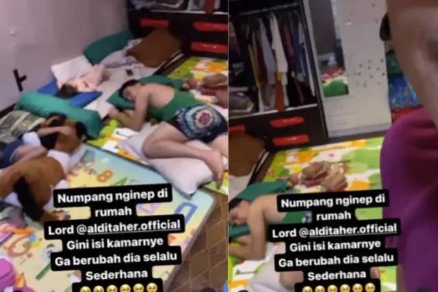 3 Potret Kondisi Rumah Aldi Taher, Tempat Tidurnya Sederhana Banget