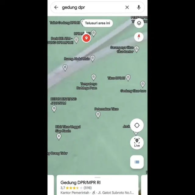 Viral Gedung DPR RI Diolok-olok Netizen, Begini Cara Ubah Nama Lokasi di Google Maps