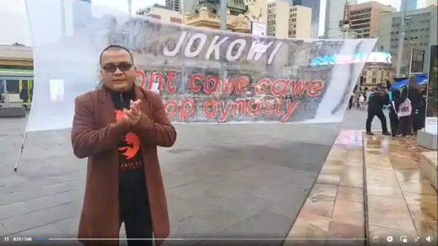 Denny Indrayana Demo di Australia, Desak Jokowi Tidak Cawe-cawe hingga Dinasti Politik