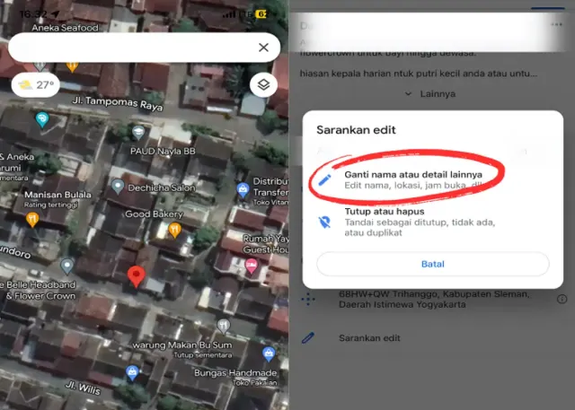 Cara Mengganti Nama Lokasi di Gmaps Cukup dengan Smartphone