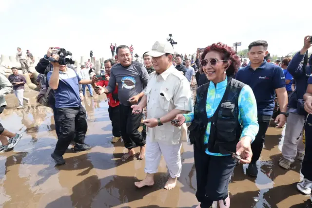 Prabowo ke Pangandaran Bertemu Susi Pudjiastuti, Netizen: Saya Gak Jadi Golput Kalau Bu Susi Jadi Cawapres