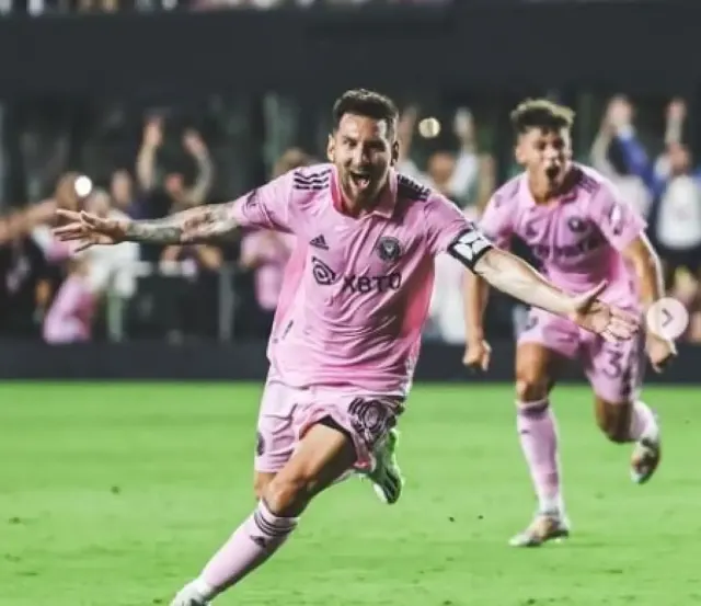 Lionel Messi Cetak Gol Pertama Inter Miami Lewat Tendangan Bebas Cantik