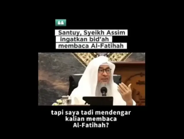Viral Membaca Surah Al Fatihah Sebelum Memulai Kegiatan Dicap Bidah, Benarkah?
