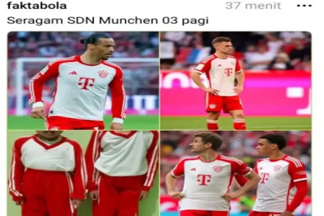 5 Meme Kocak Jersey Klub Eropa Musim Ini, Bayern Mirip Seragam SD