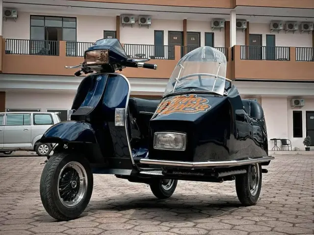 Konsep Modifikasi Vespa Excel 150, Nomor 5 Sering Jadi Perhatian Pengguna Jalan