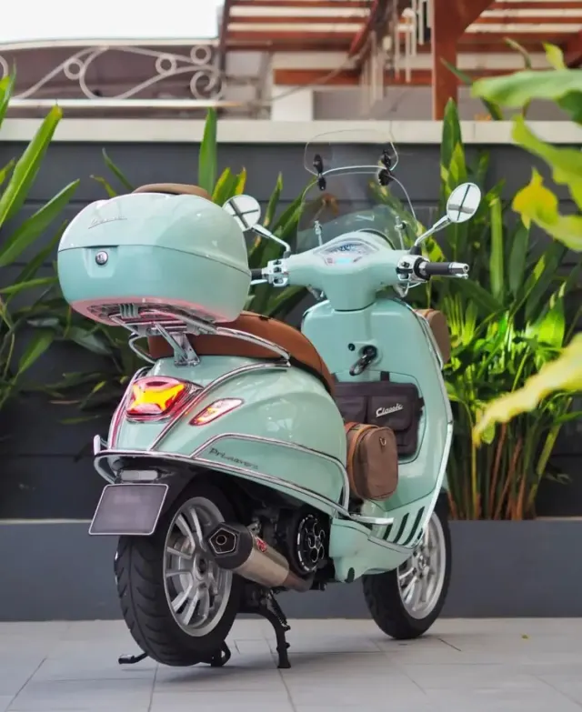 4 Rekomendasi Konsep Modifikasi Vespa Matic Primavera, Simpel dan Enak Dipandang