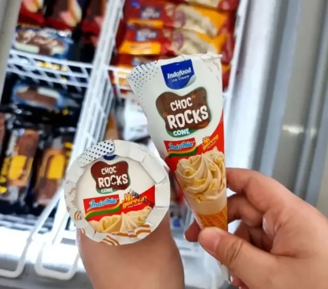 Sempat Viral, Sudah Coba Choc Rocks Cone Indomie? Ini 6 Fakta Es Krim Rasa Indomie Goreng