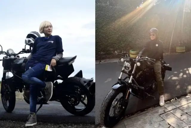 8 Artis Cantik ini Jago Kendarai Moge, Ada yang Doyan Touring Berhari-hari