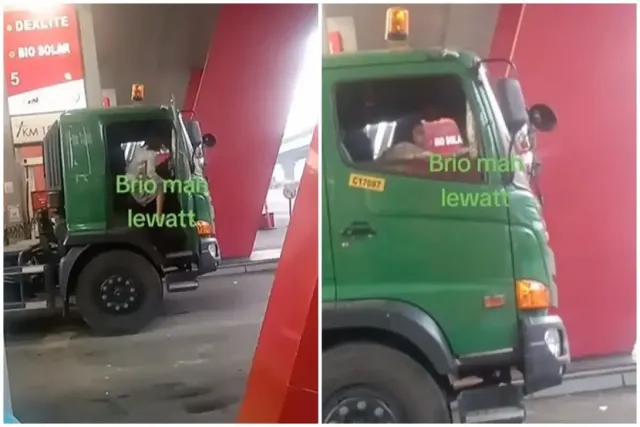 Viral Sopir Truk Kontainer Cewek, Netizen: Cewek Bukan Sembarang Cewek