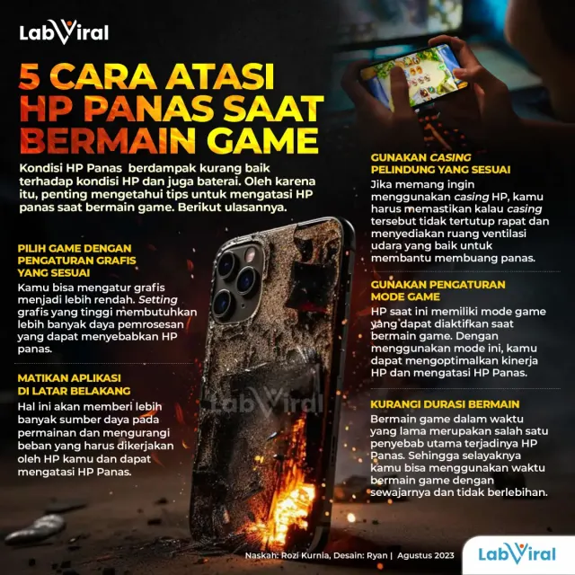 5 Cara Atasi HP Panas Saat Bermain game