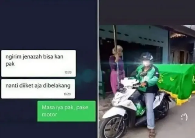 7 Potret Barang Bawaan Ojol yang di Luar 'Nurul', Ada Keranda