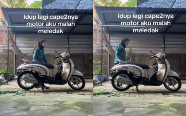 Viral Knalpot Motor Meledak-ledak saat Di Kick Starter, Ini Penyebabnya