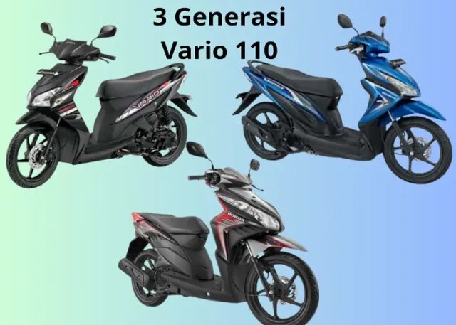 Bikers Harus Tahu, Perubahan Honda Vario 110 dari Generasi ke Generasi