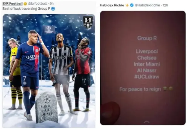 7 Meme Kocak Drawing UCL Liga Champions 2023/2024, Ada Grup R Diisi Liverpool dan Chelsea