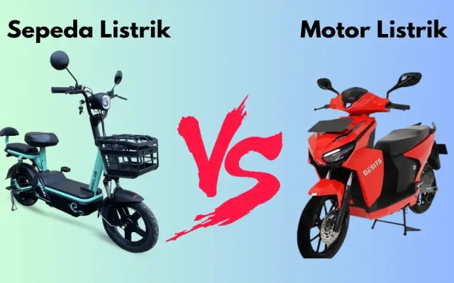 Perbedaan Sepeda Listrik dan Motor Listrik yang Harus Kamu Tahu, Jangan Sampai Salah!