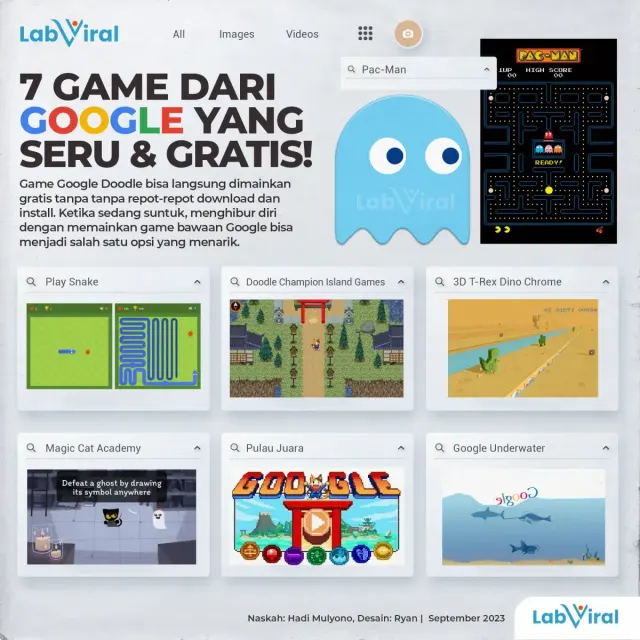 7 Game dari Google yang Seru dan Gratis!