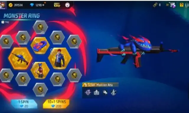 Keunggulan Skin Baru Scar Monster Attack di Free Fire yang Harus Kamu Tahu