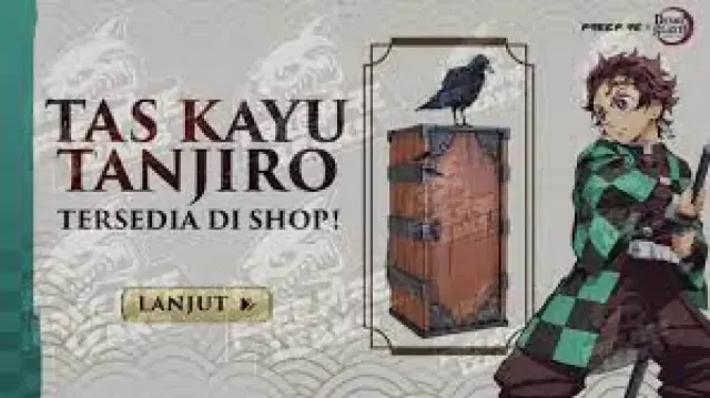 Cara Dapat Tas Kayu Tanjiro di Game Free Fire