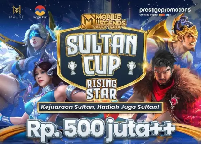 Cara Ikutan Turnamen MLBB Sultan Cup Rising Star Berhadiah Total Rp500 Juta