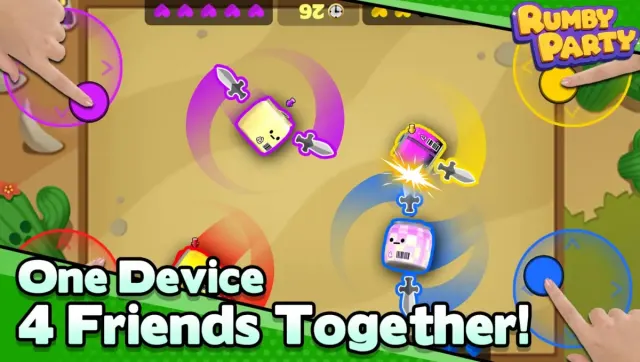 Rumby Party, game kasual terbaru sudah diluncurkan secara resmi untuk Android dan iOS