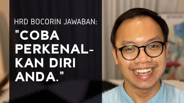 Tips Cara Menjawab Pertanyaan Coba Ceritakan tentang Diri Kamu, Supaya Kamu Lolos Wawancara HRD