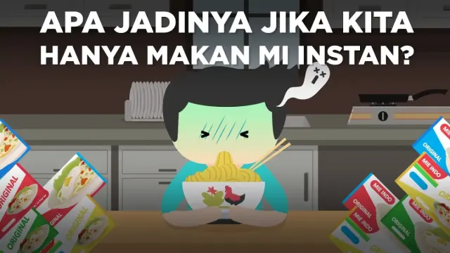 Apa Jadinya Jika Makanan di Muka Bumi Hanya Ada Mie Instan? Akan Ada Rasa Hampa Hingga Masalah Kejiwaan