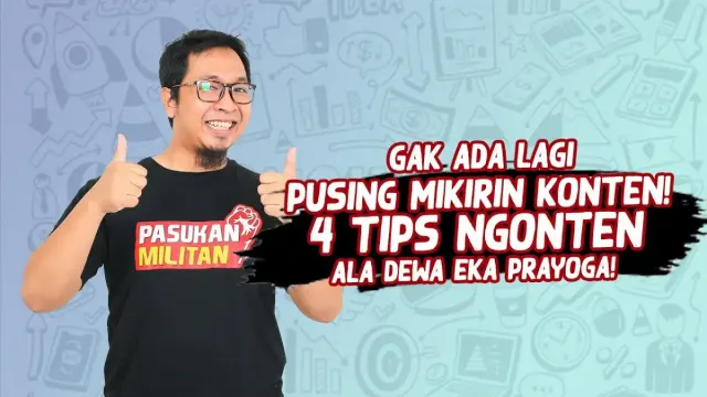 Cuma Ini Tips Sukses di Media Sosial, Cocok Bagi Pemula yang Ingin Jadi Konten Kreator Youtube dan Tiktok