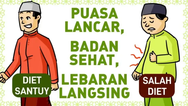 Tips Menjalani Diet Saat Bulan Puasa, Auto Langsing di Momen Lebaran