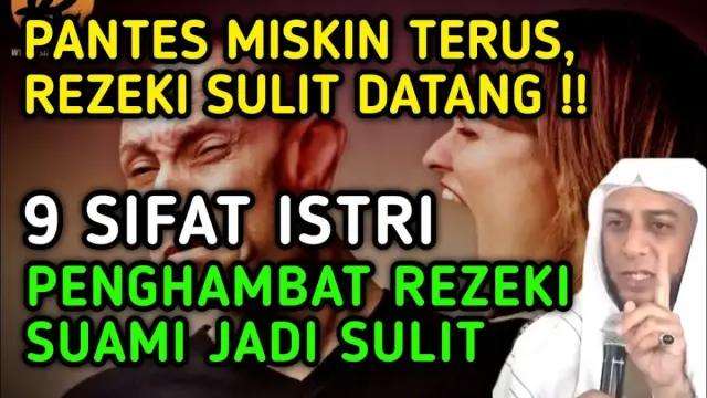 9 Ciri-ciri Istri Pembawa Sial, Rezeki Suami Jadi Seret