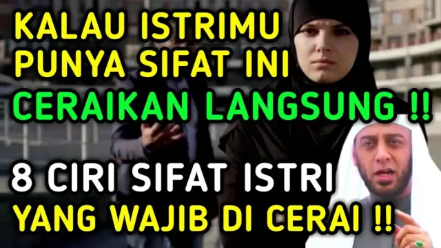 8 Ciri-ciri Istri yang Wajib Dicerai Suami, Kalau Dibiarkan Bisa Berdampak Buruk