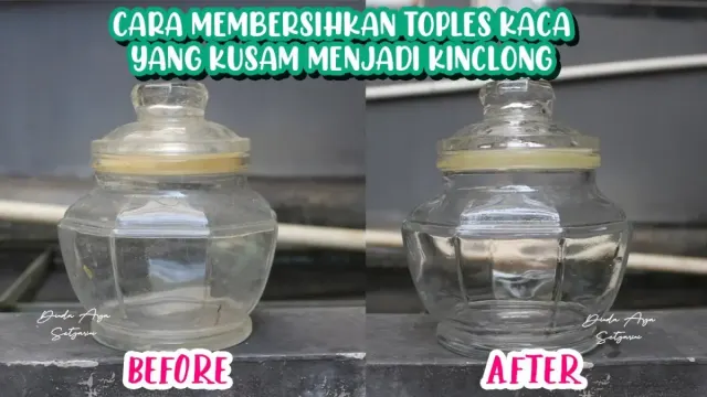 Cara Mencuci Toples Kaca Biar Kinclong Kayak Baru. Cukup Pakai Cairan ini, Cuma Modal 500 Perak. Jangan Boros Tiap Lebaran Beli Toples