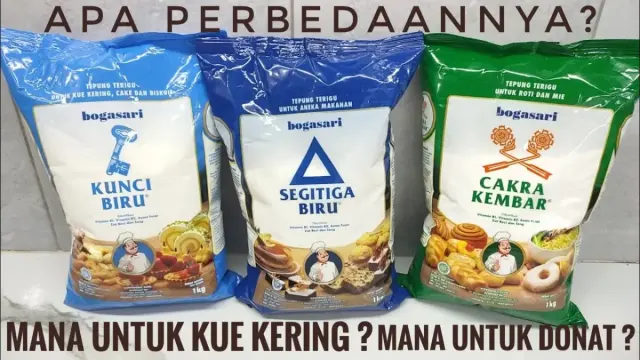 3 Perbedaan Jenis Tepung Terigu, Jenis Protein Rendah, Sedang dan Tinggi Jangan Salah Pilih ya!