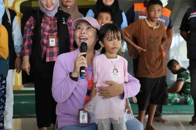 Kemensos Bangkitkan Semangat Korban Gempa Bengkulu Lewat Dukungan Psikososial