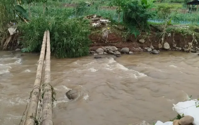 Banjir Landai Temanggung, Enam Lahan Sawah Terendam