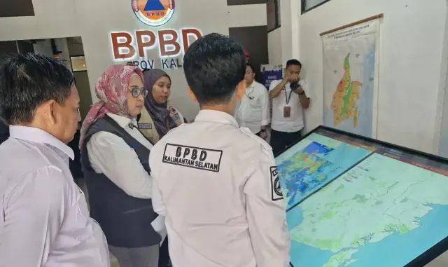 BNPB Perkuat Sistem Peringatan Dini Banjir di Kalimantan Selatan Melalui Survei dan Pemasangan Sirene
