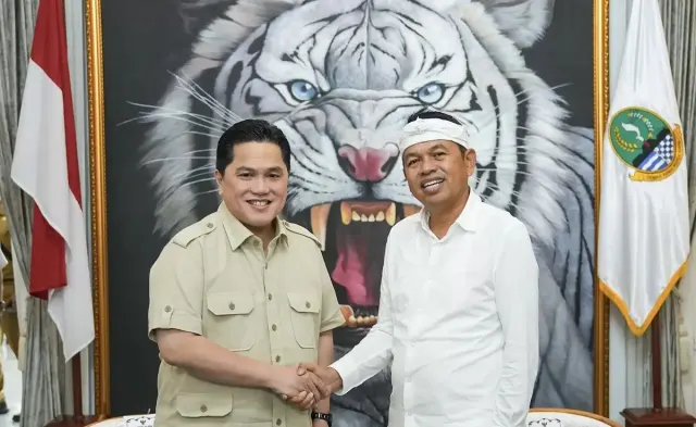 Erick Thohir dan Gubernur Jabar Sepakat Optimalkan Aset BUMN untuk Rakyat