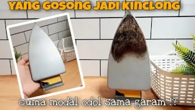 Cara Membersihkan Setrika Gosong dengan Mudah dan Aman, Plus Tips Melipat Sarung agar Rapi