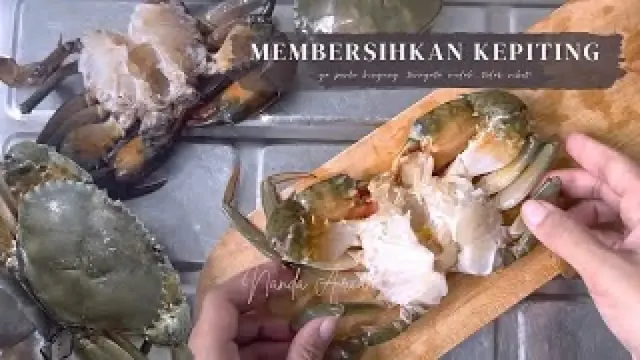 Cara Membersihkan Kepiting Hidup Sebelum Dimasak, Praktis dan Bersih