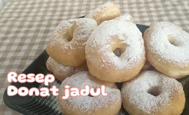 Resep dan Cara Membuat Donat Jadul. Anti Gagal, Gemoy Sempurna