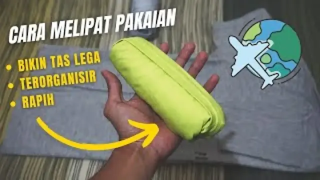 Tips Melipat Baju Agar Rapi dan Hemat Tempat Saat Packing, Mudah dan Gak Ribet