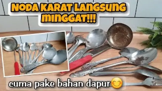 Cara Ampuh Membersihkan Sendok dan Garpu Berkarat dengan Bahan Dapur, Gampang Banget Langsung Kinclong